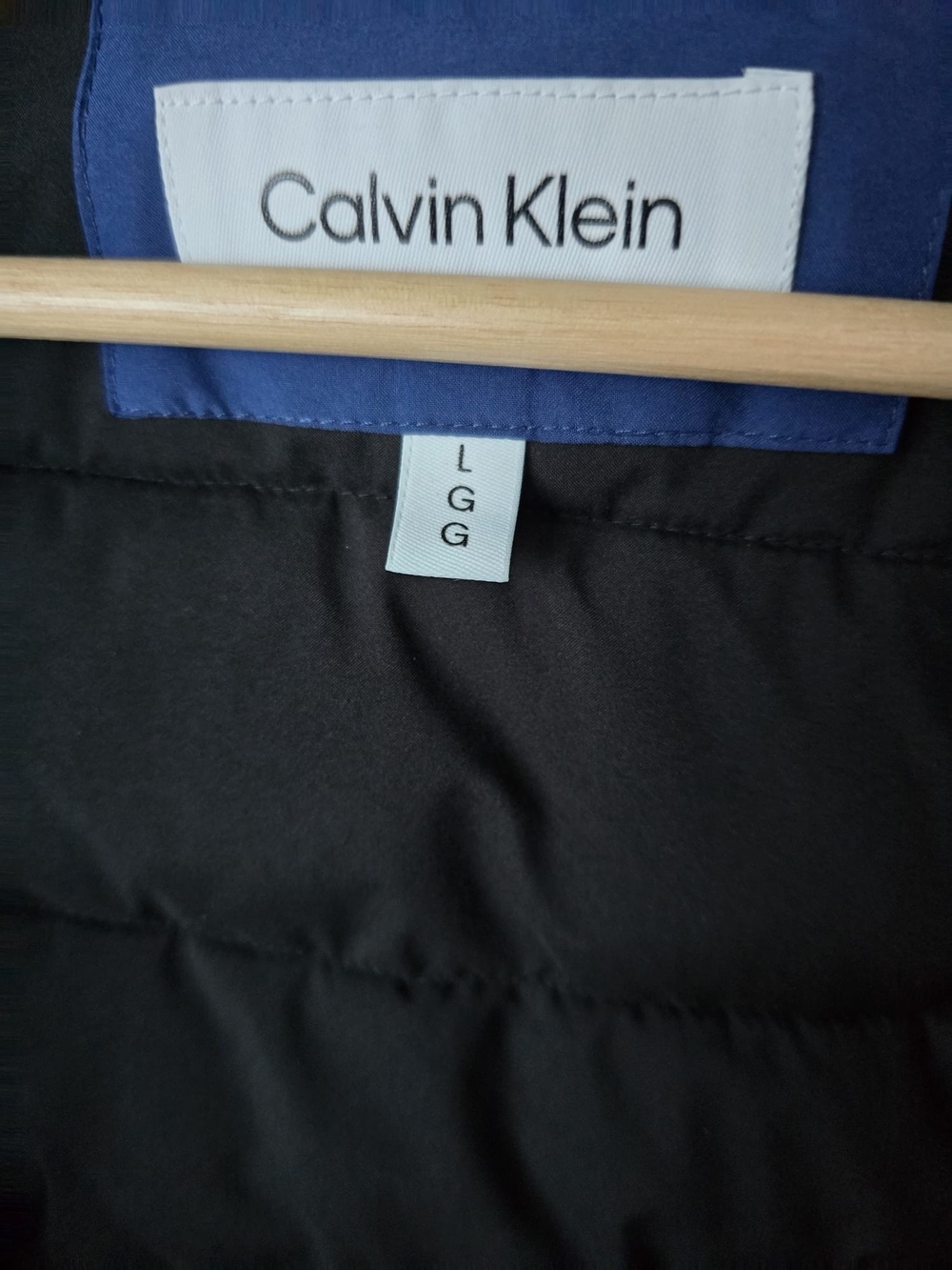 Calvin Klein Men's Blue Hooded Puffer Jacket Sherpa Lined Hood - Picture 6 of 10